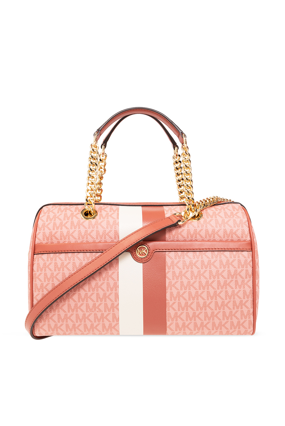 Manu Atelier Cylinder XX shoulder lucent bag Pink Blaire Medium